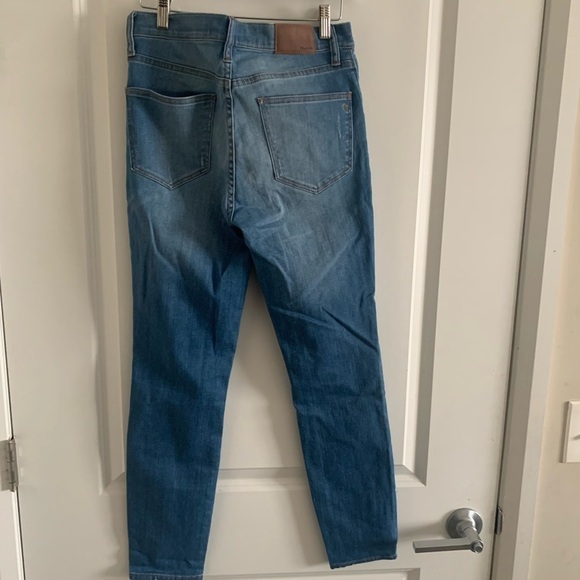 MADEWELL Women 9” High Rise Skinny Jeans in Sadie Wash Size 28 - Picture 7 of 12